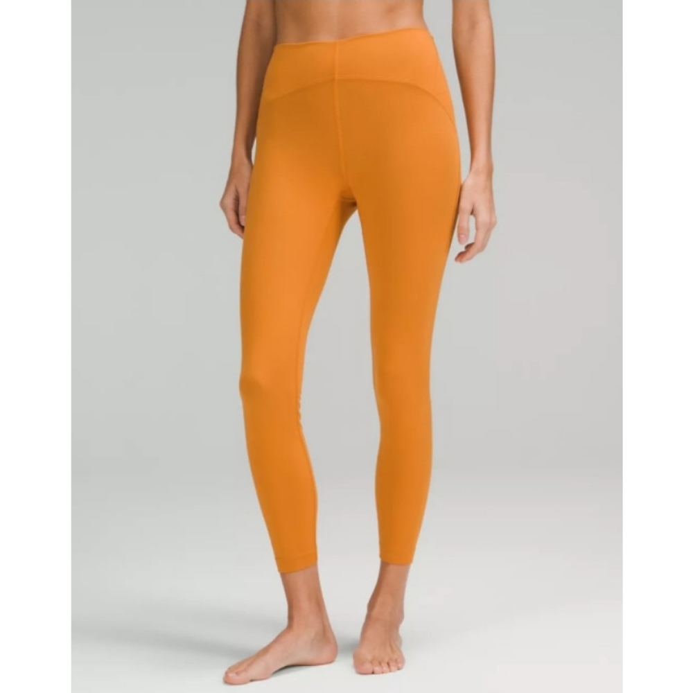 LULULEMON Instill High-Rise Tight 25" Autumn Orange Size 0 NWT
